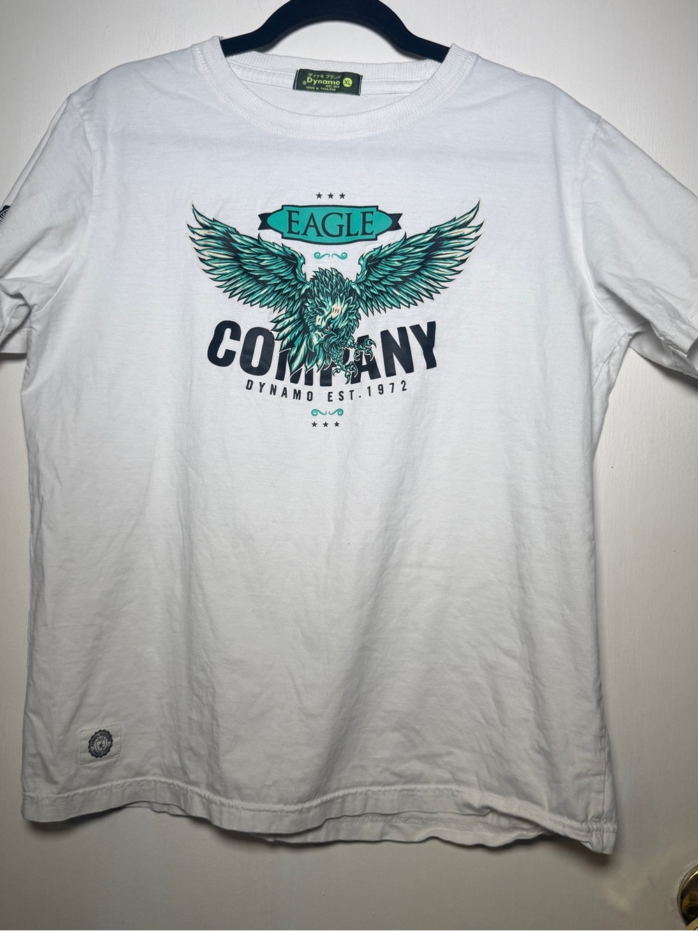 Dynamo Eagle Company White Graphic Tee - Mens XL